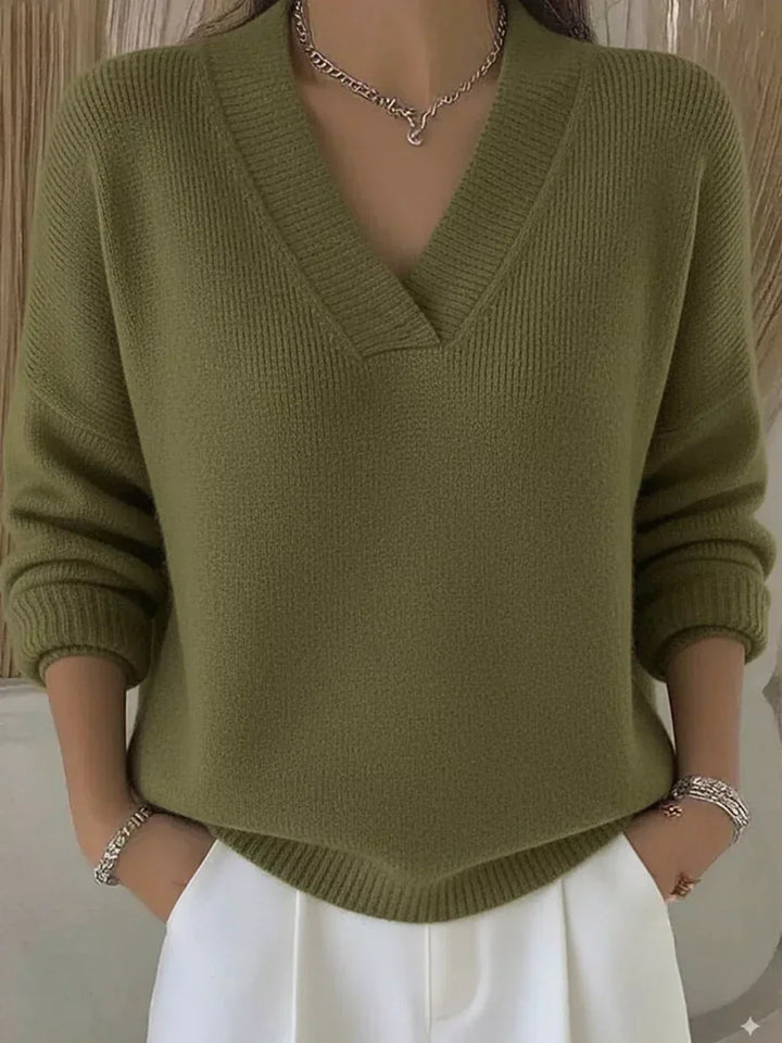 ANDREA | V-Neck Blouse