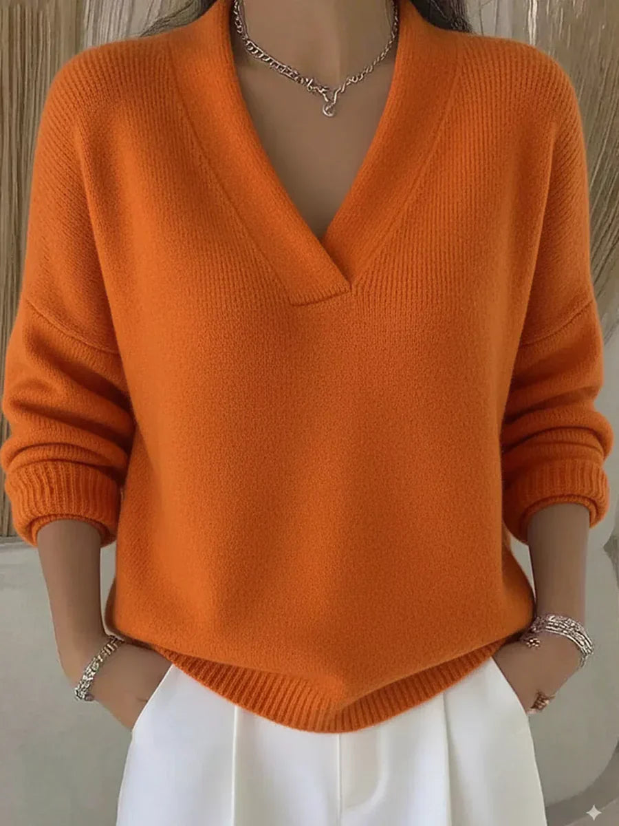 ANDREA | V-Neck Blouse