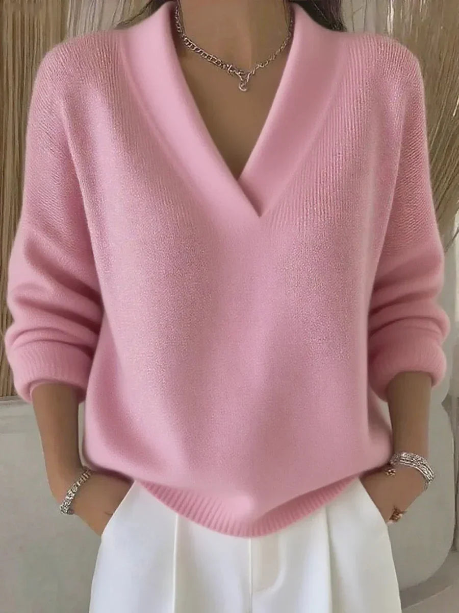 ANDREA | V-Neck Blouse