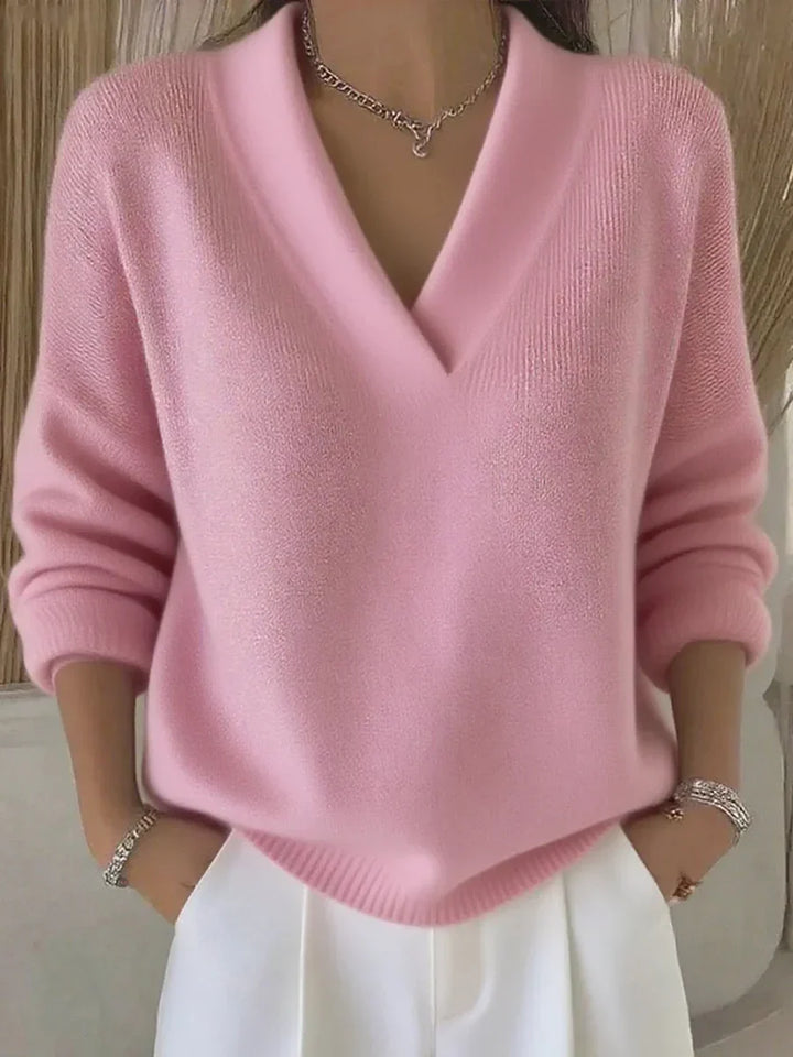 ANDREA | V-Neck Blouse