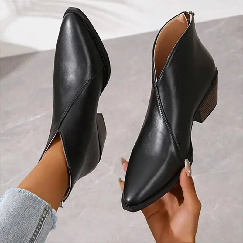 EVELYN | Ankle Boots with Platform Heel