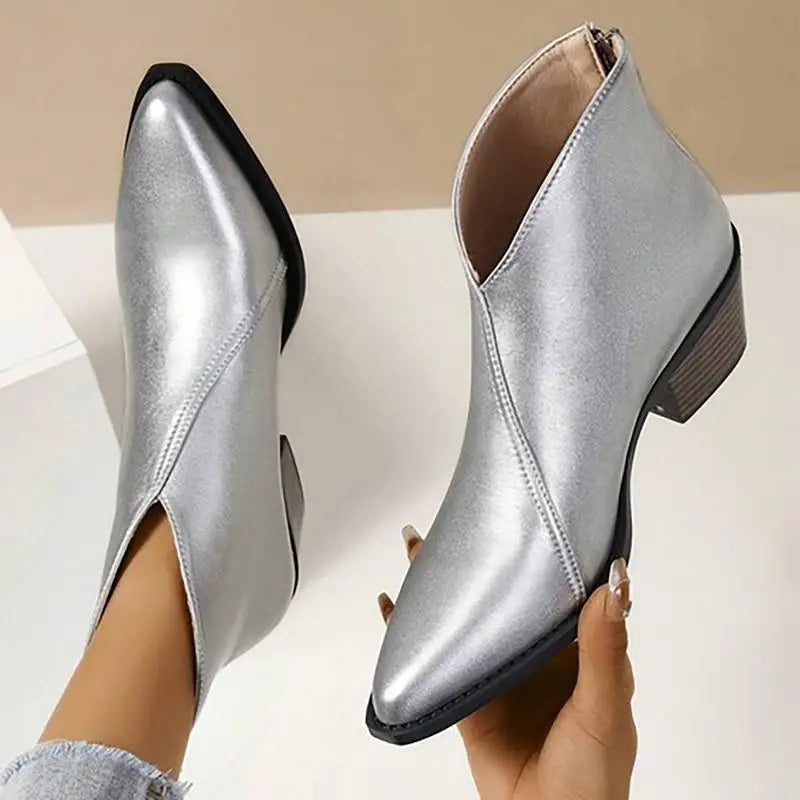 EVELYN | Ankle Boots with Platform Heel