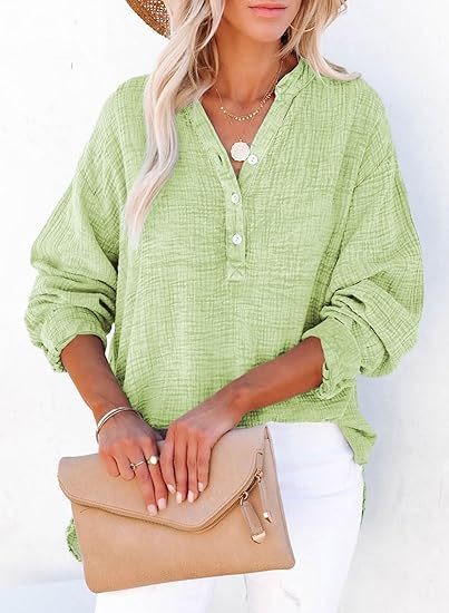 AYLA | Casual V-Neck Blouse