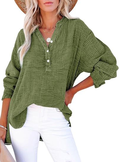 AYLA | Casual V-Neck Blouse