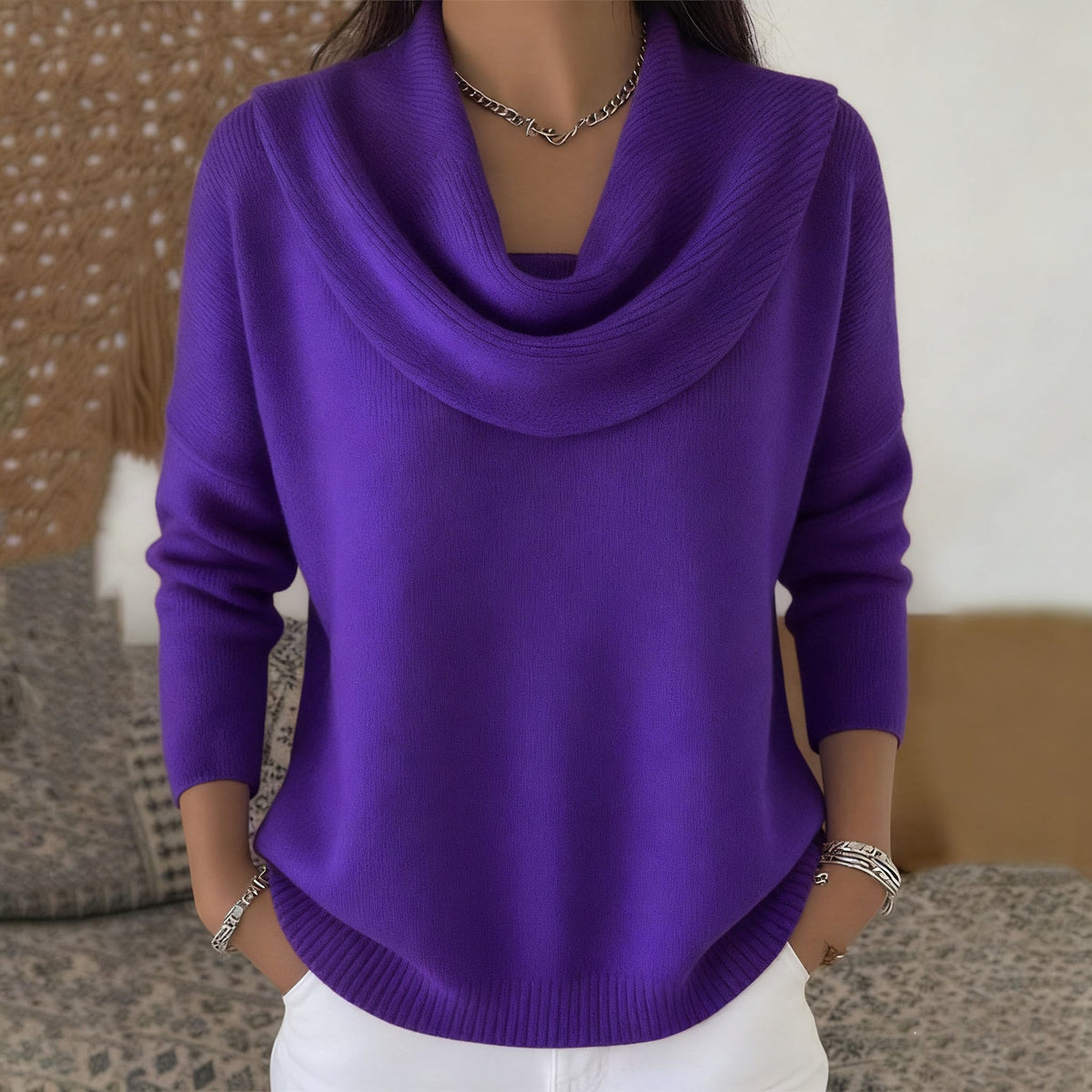 CASSIDY | Sweater with Collar