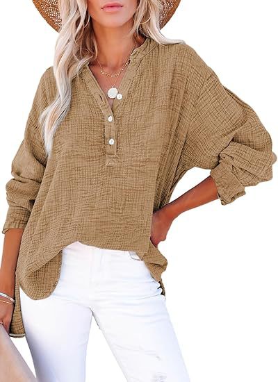 AYLA | Casual V-Neck Blouse