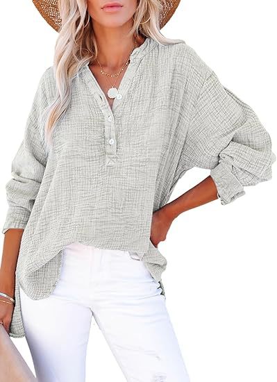 AYLA | Casual V-Neck Blouse