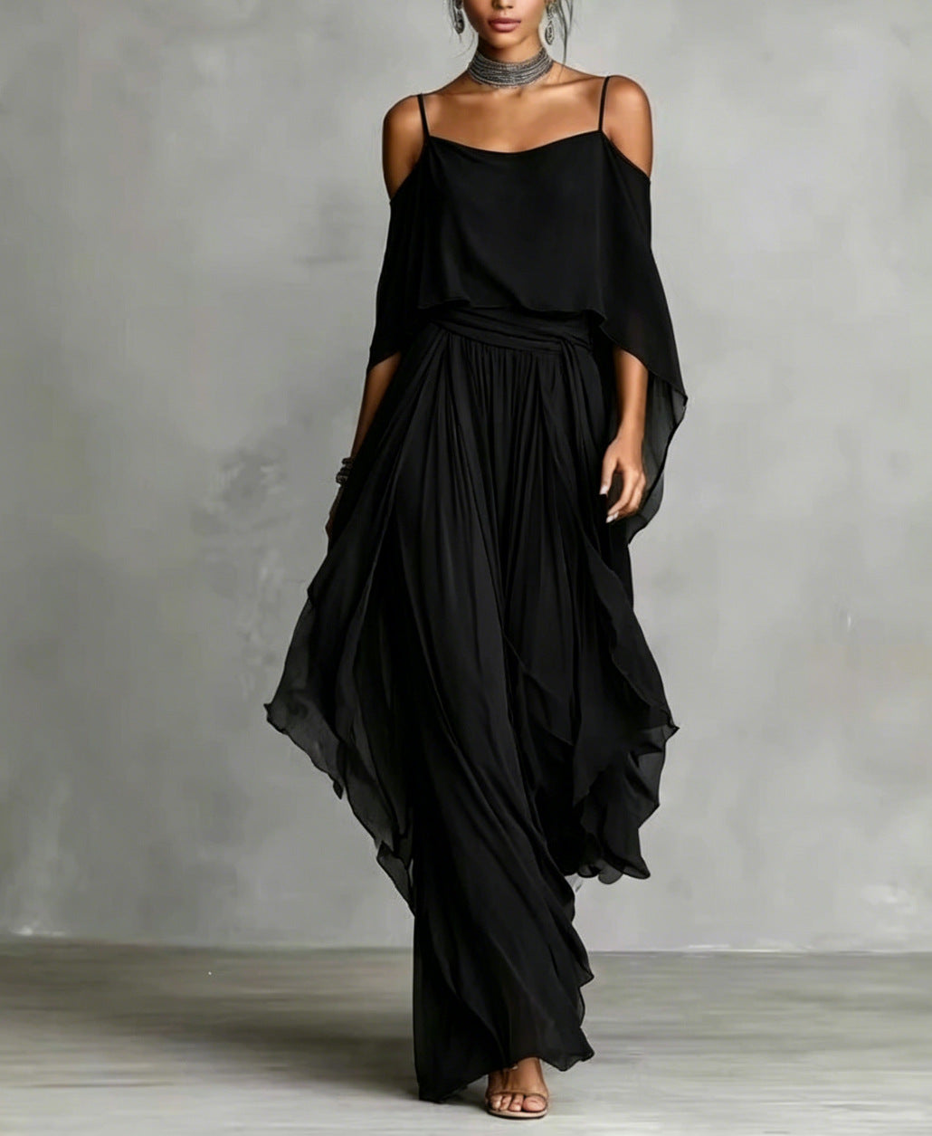 DHELIA | Off-Shoulder Two-Piece Set
