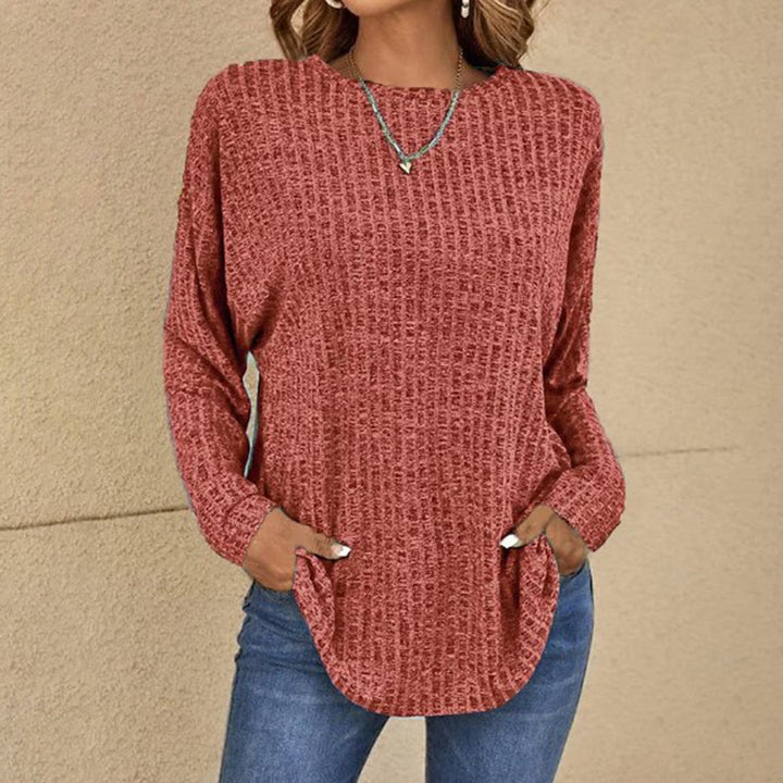 ZOE | Relaxed Fit Cotton Jumper Long Sleeve Crew Neck Sweater