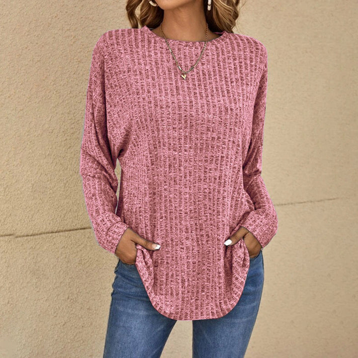 ZOE | Relaxed Fit Cotton Jumper Long Sleeve Crew Neck Sweater