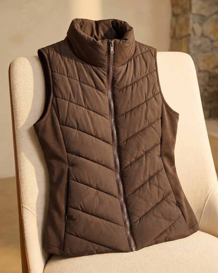 AVA | Chevron Quilted Vest