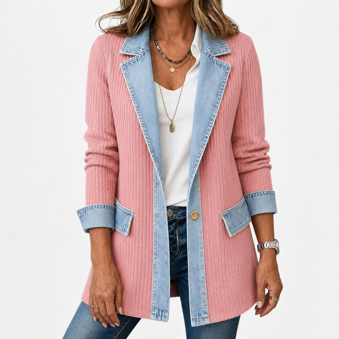 ZOE | Mixed Texture Statement Jacket