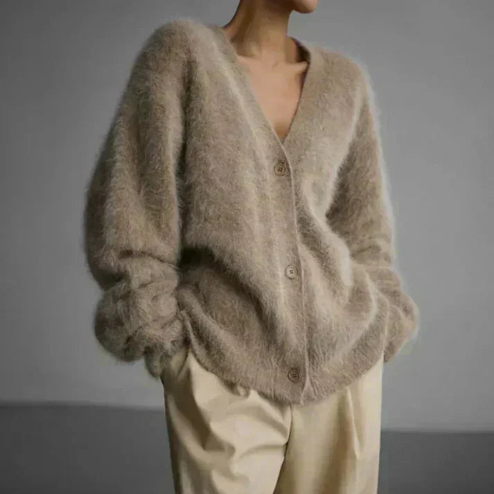 ADELE | Fuzzy Mohair Cardigan