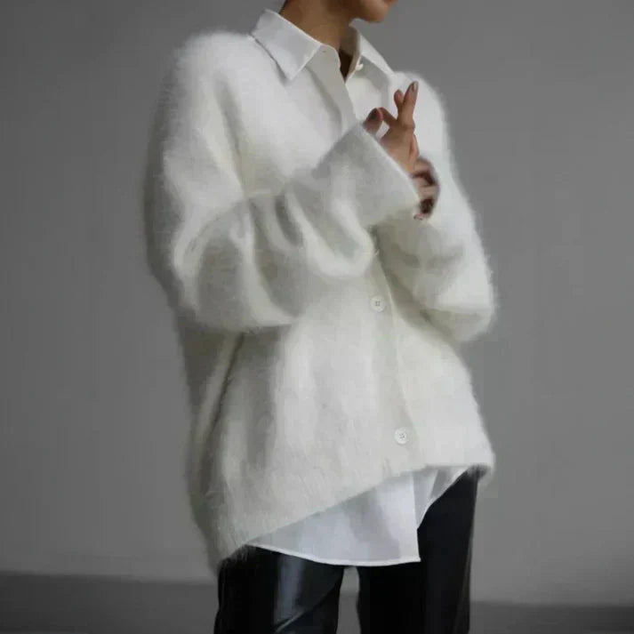 ADELE | Fuzzy Mohair Cardigan
