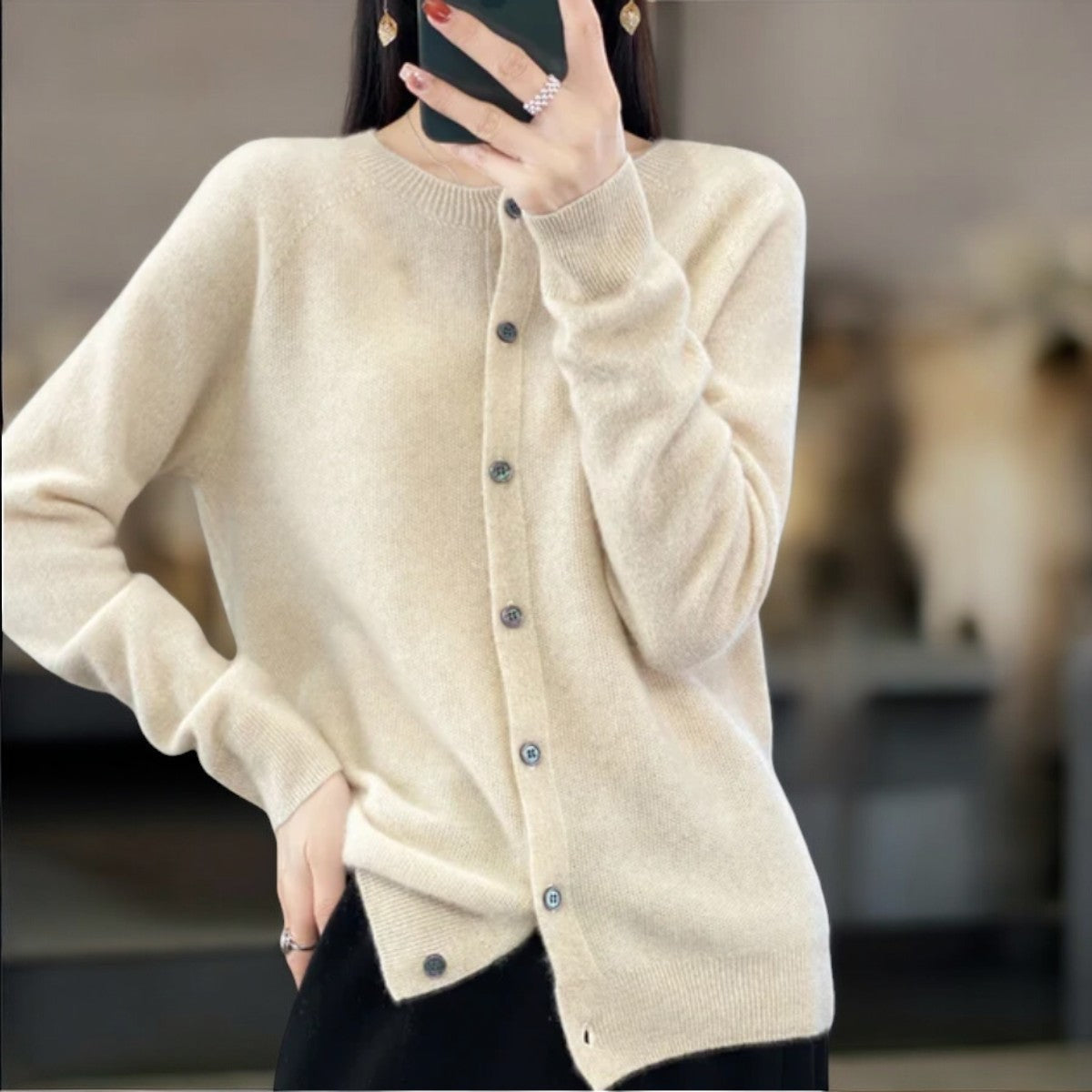 ELEANOR | Soft Button-Up Cardigan