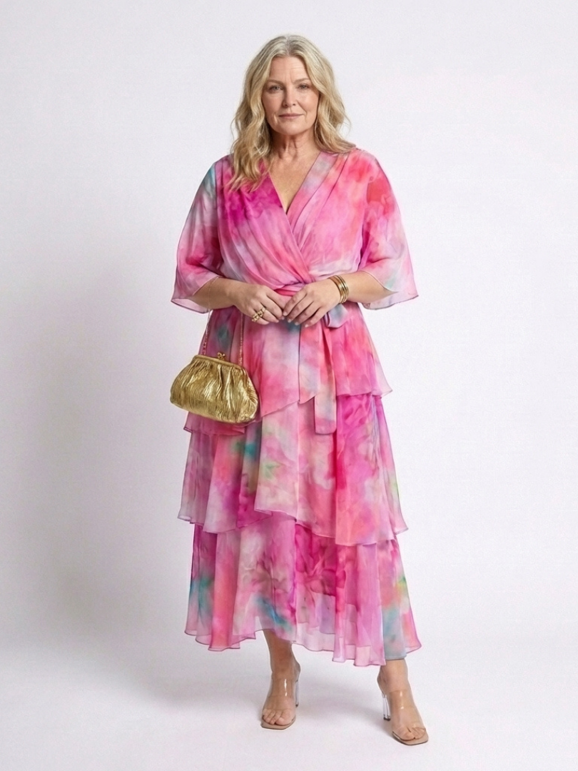 AIVA | Flowing Tie-Waist Maxi Dress