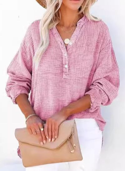 AYLA | Casual V-Neck Blouse