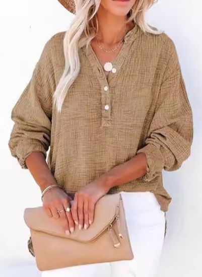 AYLA | Casual V-Neck Blouse