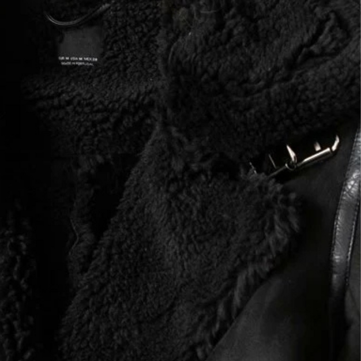 CLAUDINE | Zip Jacket with Plush Inner Layer and Adjustable Belt Hem