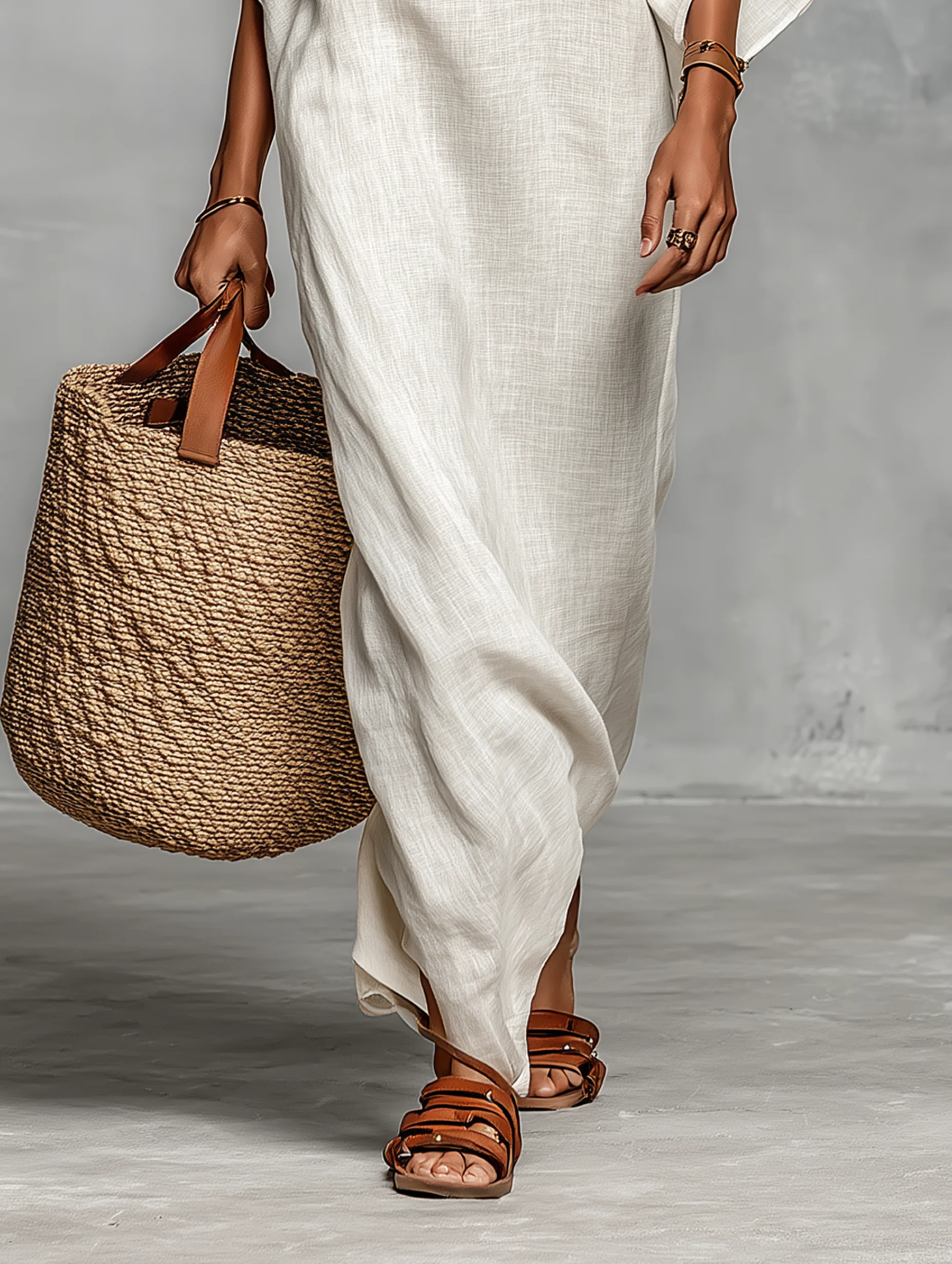 AVELINE | Off-the-Shoulder Maxi Dress with Batwing Sleeves
