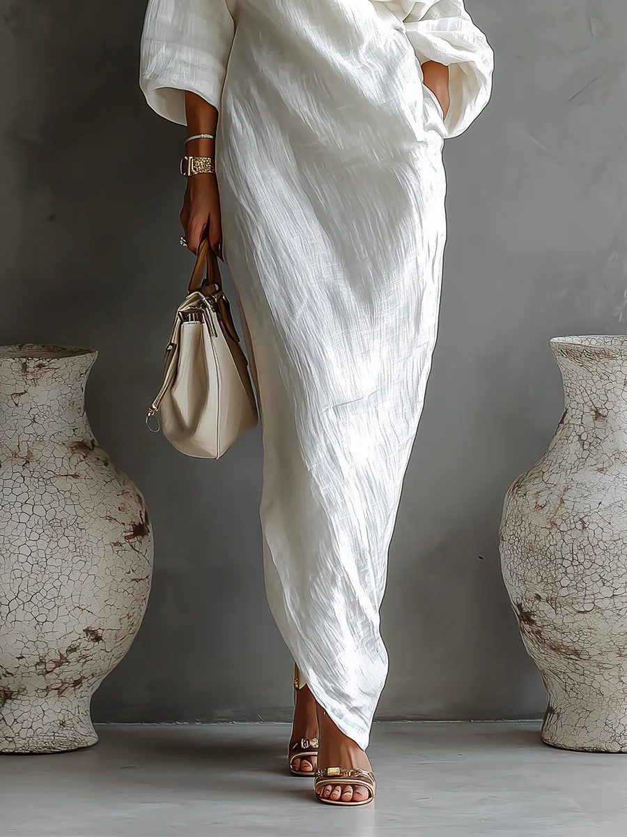 ELISE | Elegant One-Shoulder Maxi Dress