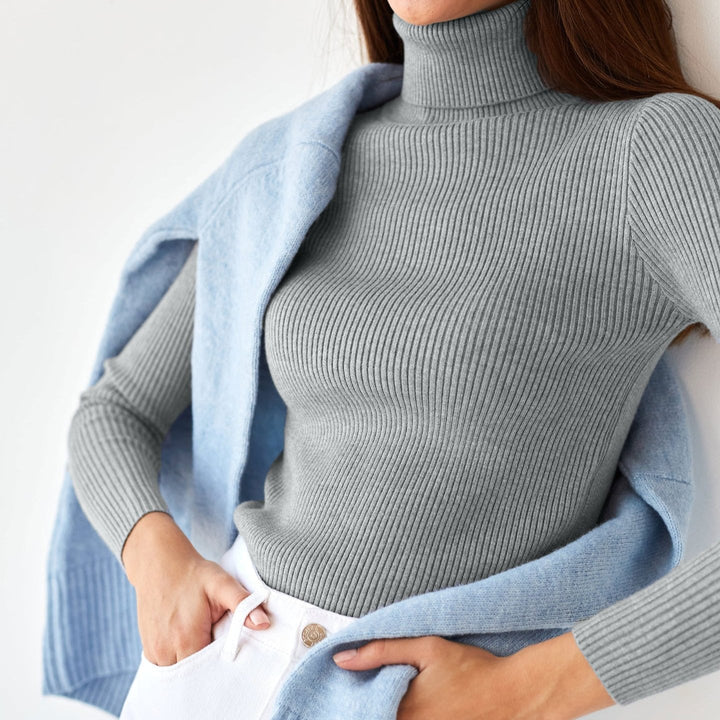MAEVA | Ribbed Turtleneck Sweater