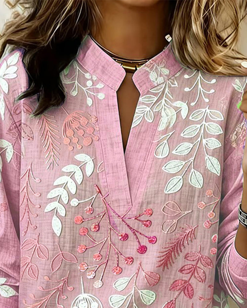 AURELIA | Soft-Touch Floral Blouse