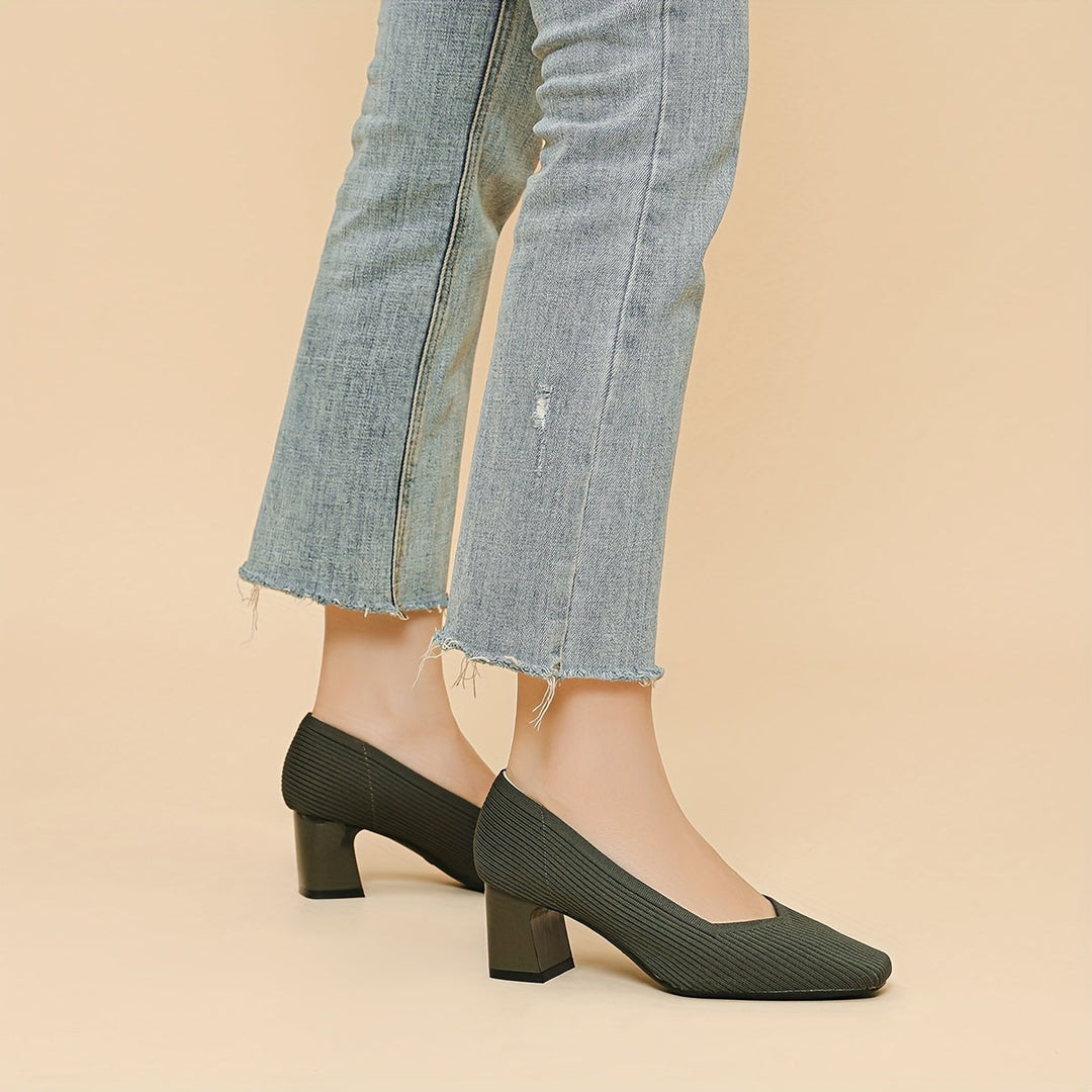 VALENTINA | Comfortable Stable Heels