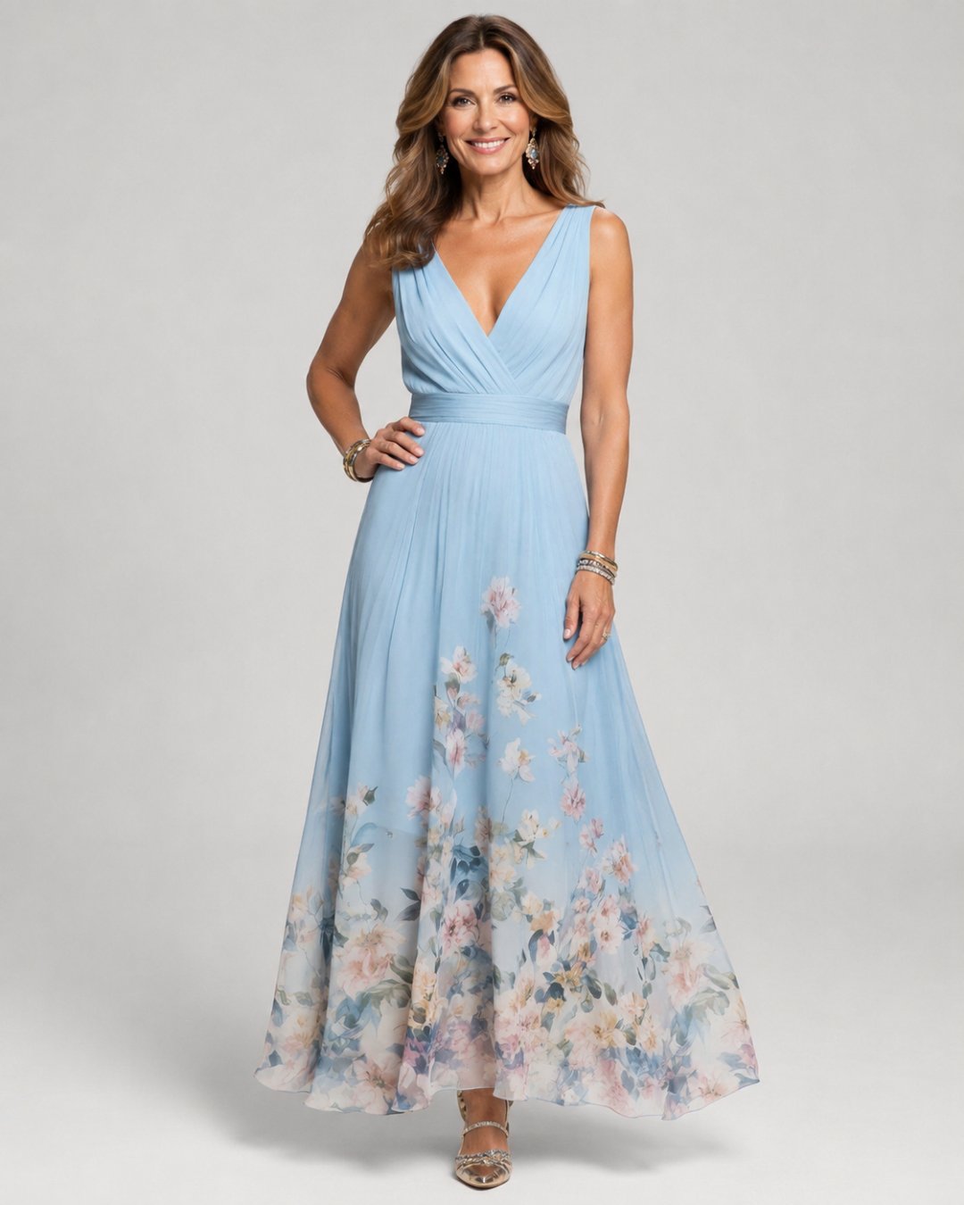 MICA | Sleeveless Cotton Maxi Dress