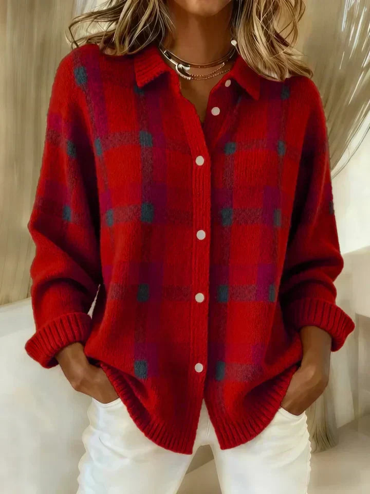 ZOEY | Cloud-Soft Plaid Button-Up