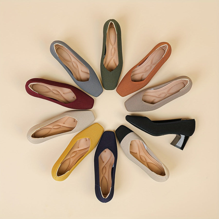 VALENTINA | Comfortable Stable Heels