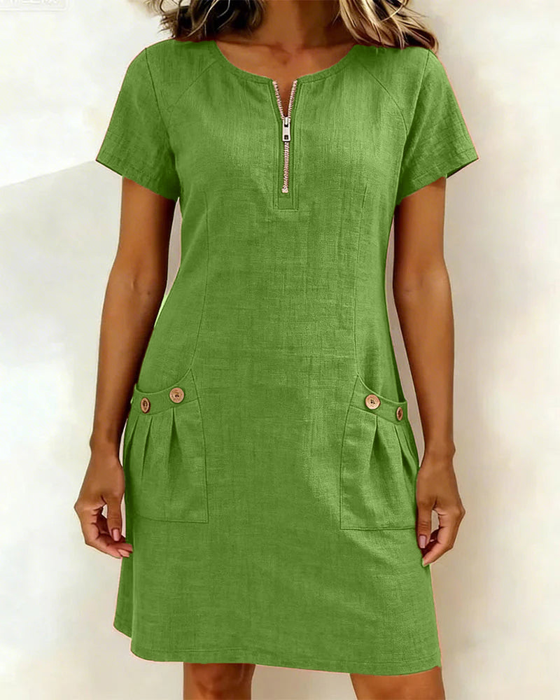 LINA | Everyday Elegant Cotton Dress
