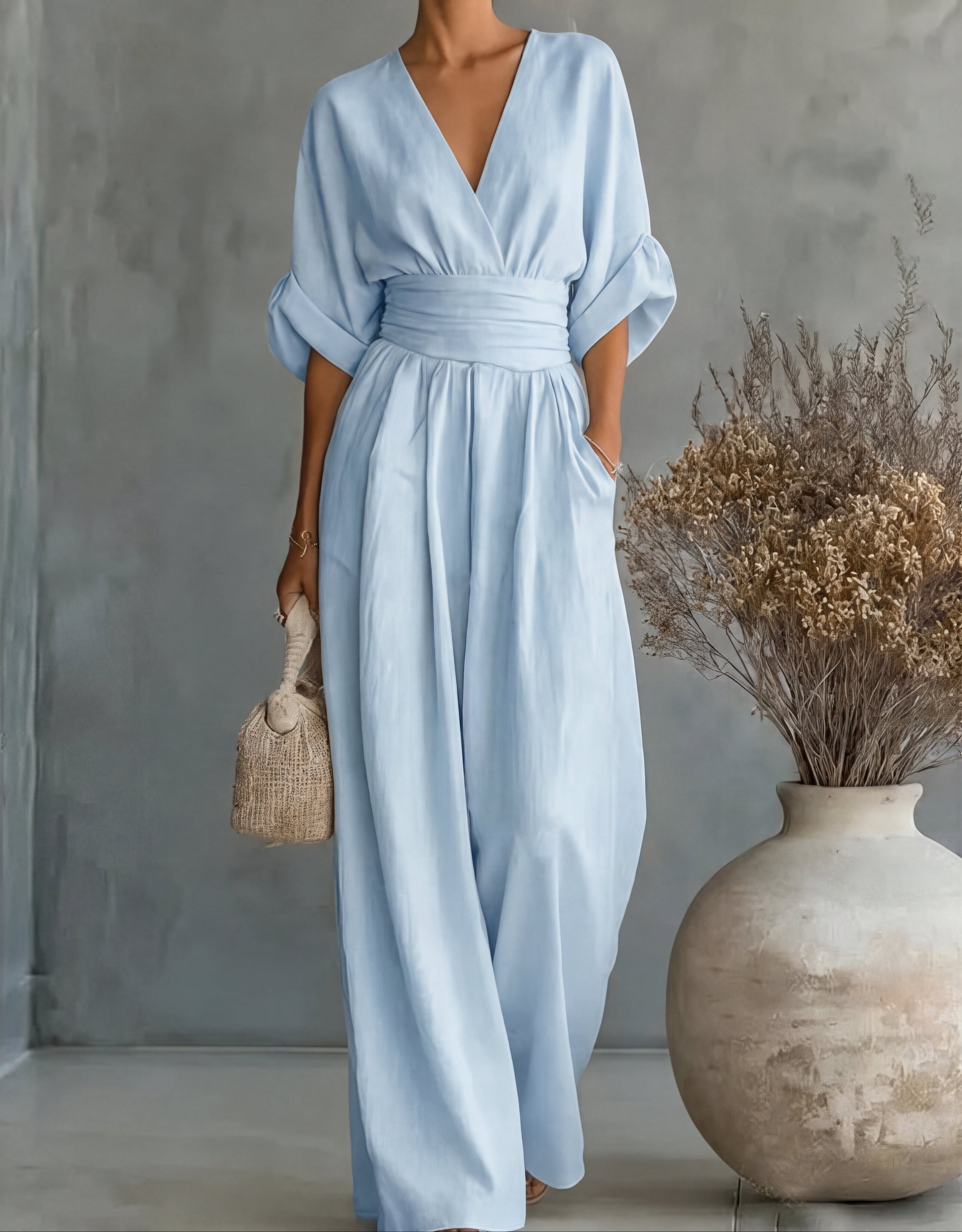 ÉLISE | Elegant Flowing Jumpsuit