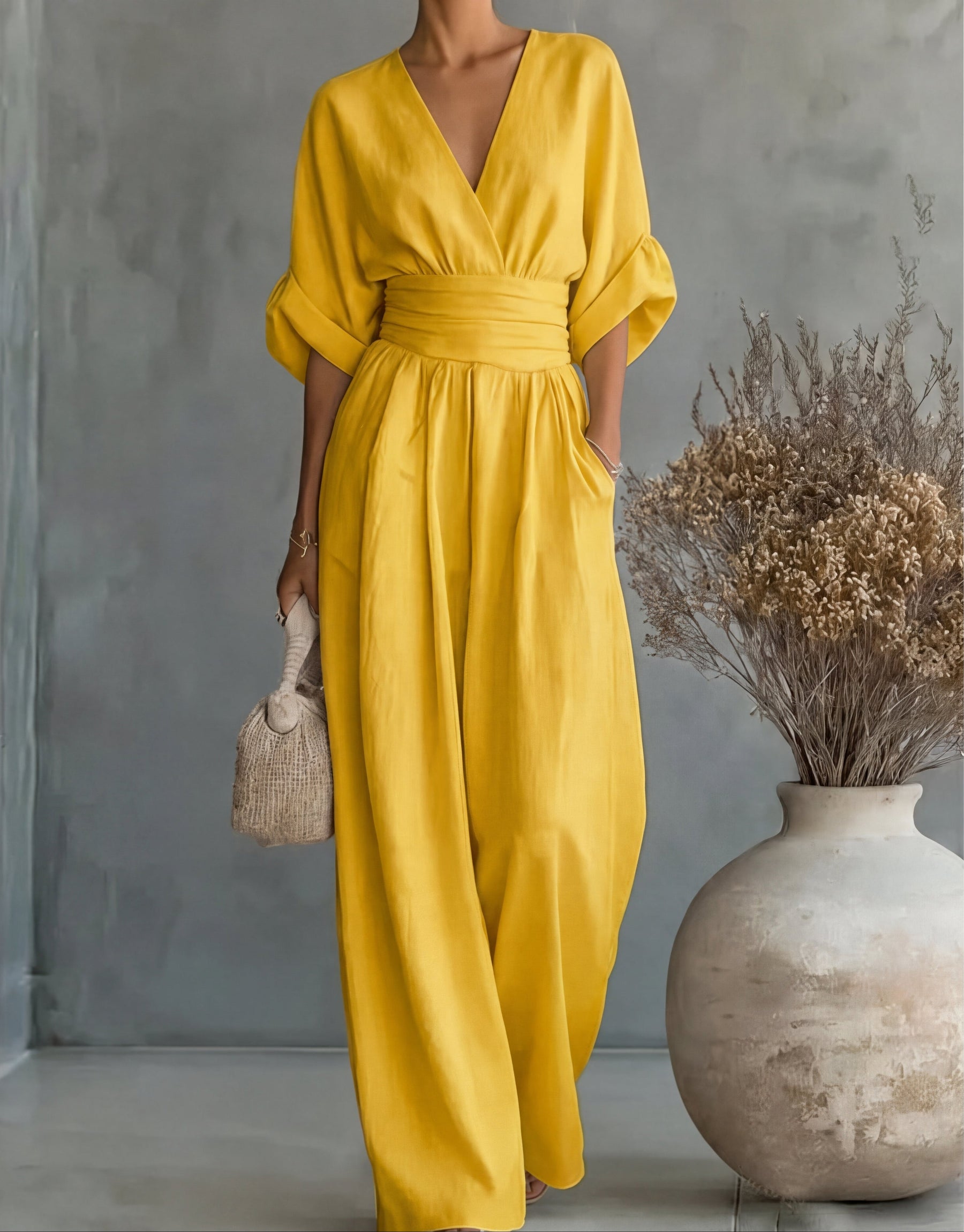ÉLISE | Elegant Flowing Jumpsuit