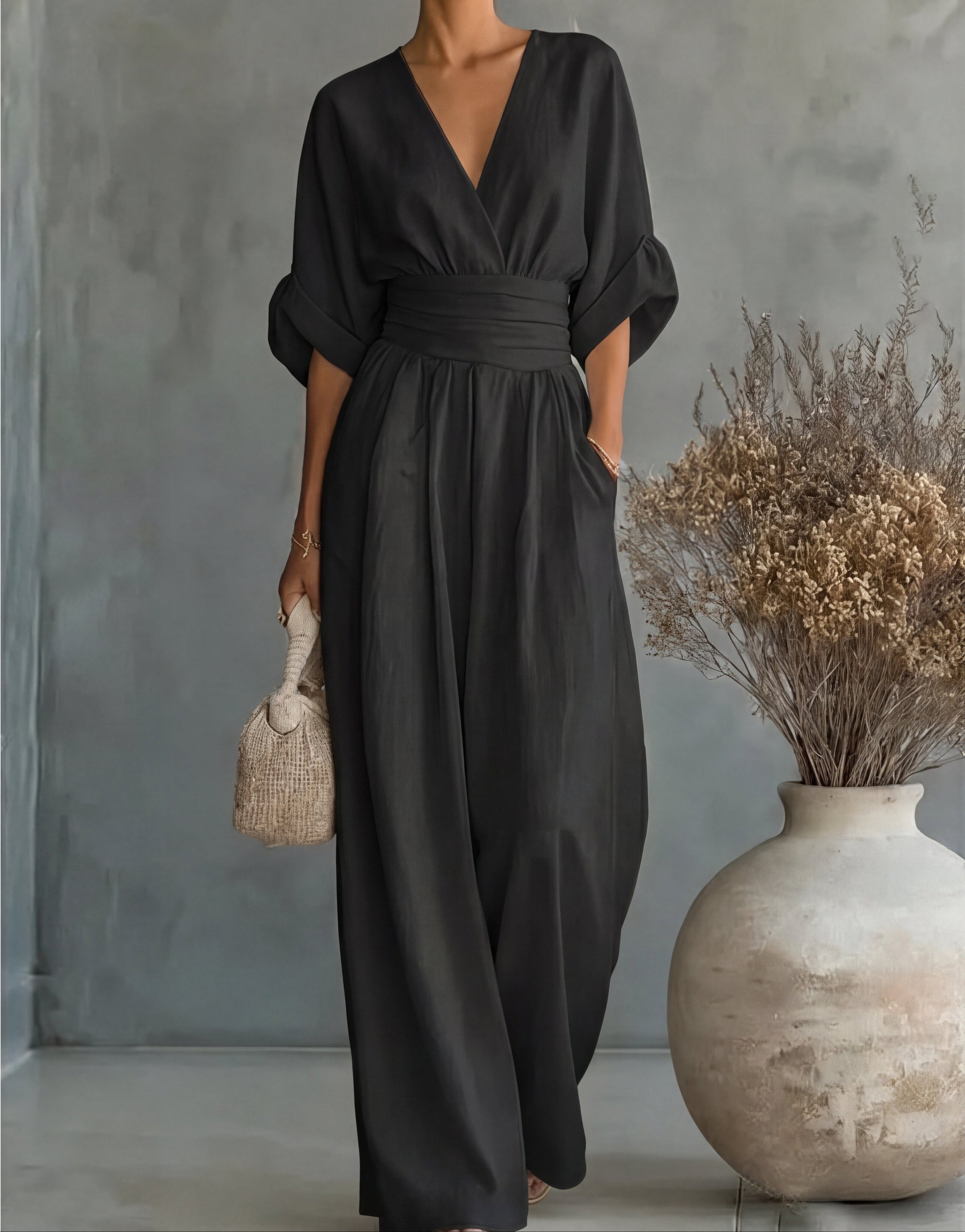 ÉLISE | Elegant Flowing Jumpsuit