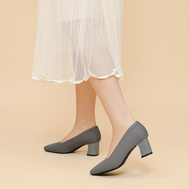VALENTINA | Comfortable Stable Heels