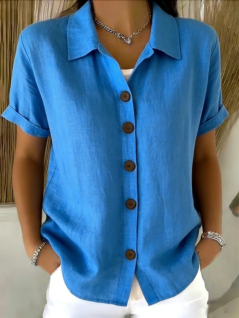 ZIARA | Button Front Blouse
