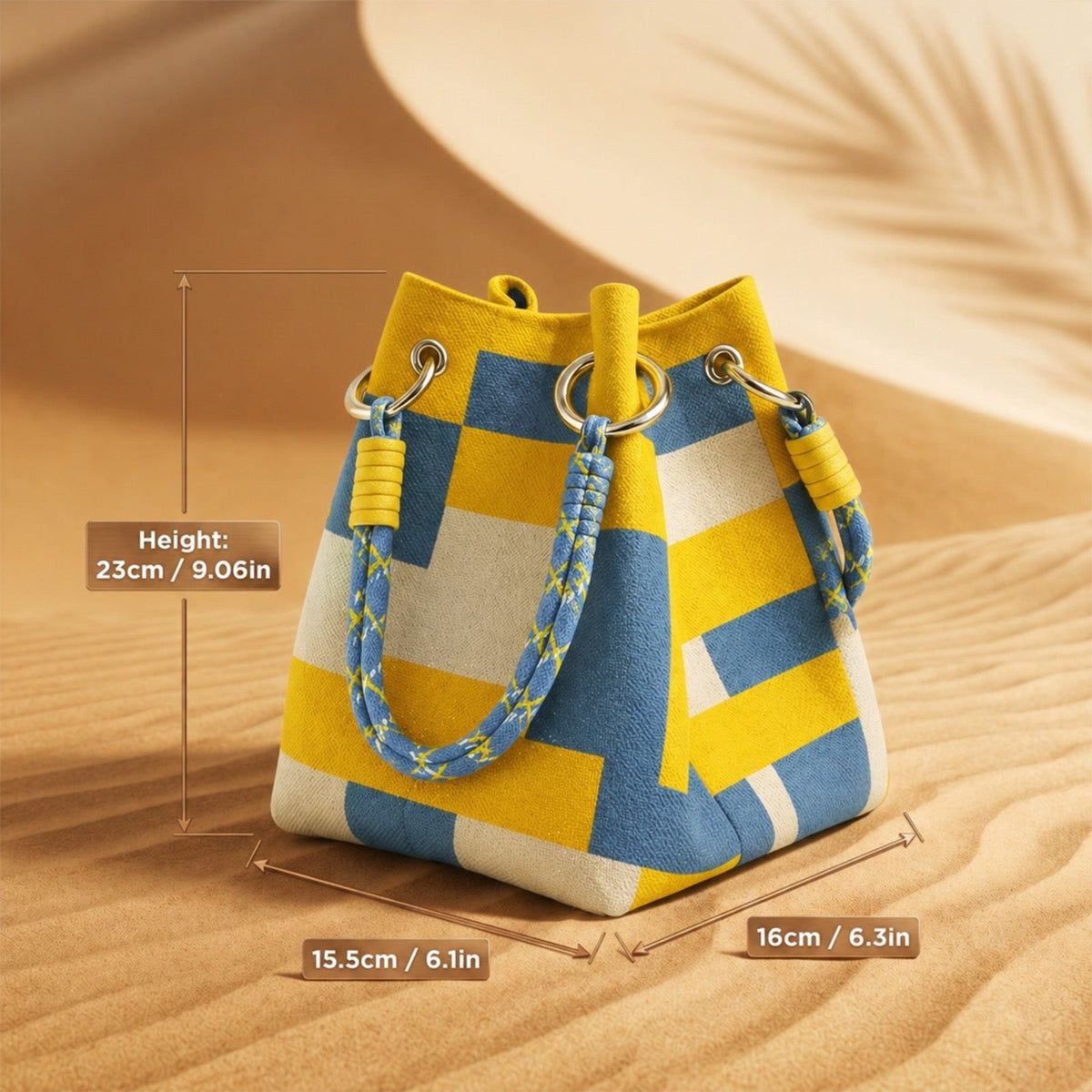 AVA | Textured Bucket Bag