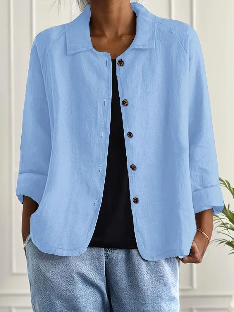 DENISE | Classic Long Sleeve Top