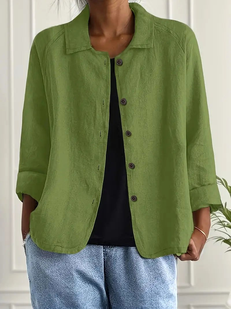 DENISE | Classic Long Sleeve Top