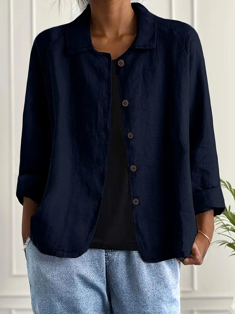 DENISE | Classic Long Sleeve Top