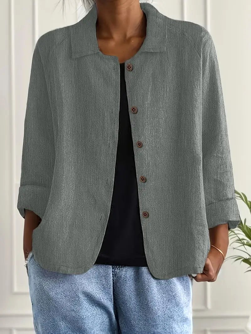 DENISE | Classic Long Sleeve Top