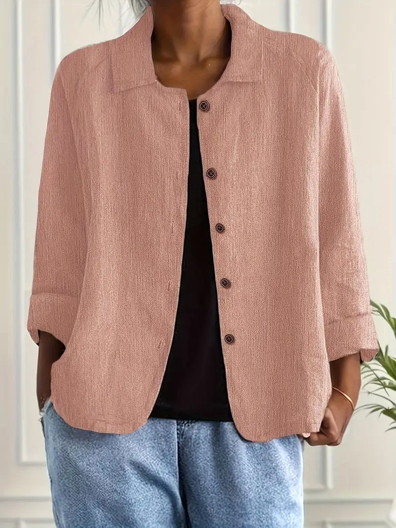 DENISE | Classic Long Sleeve Top