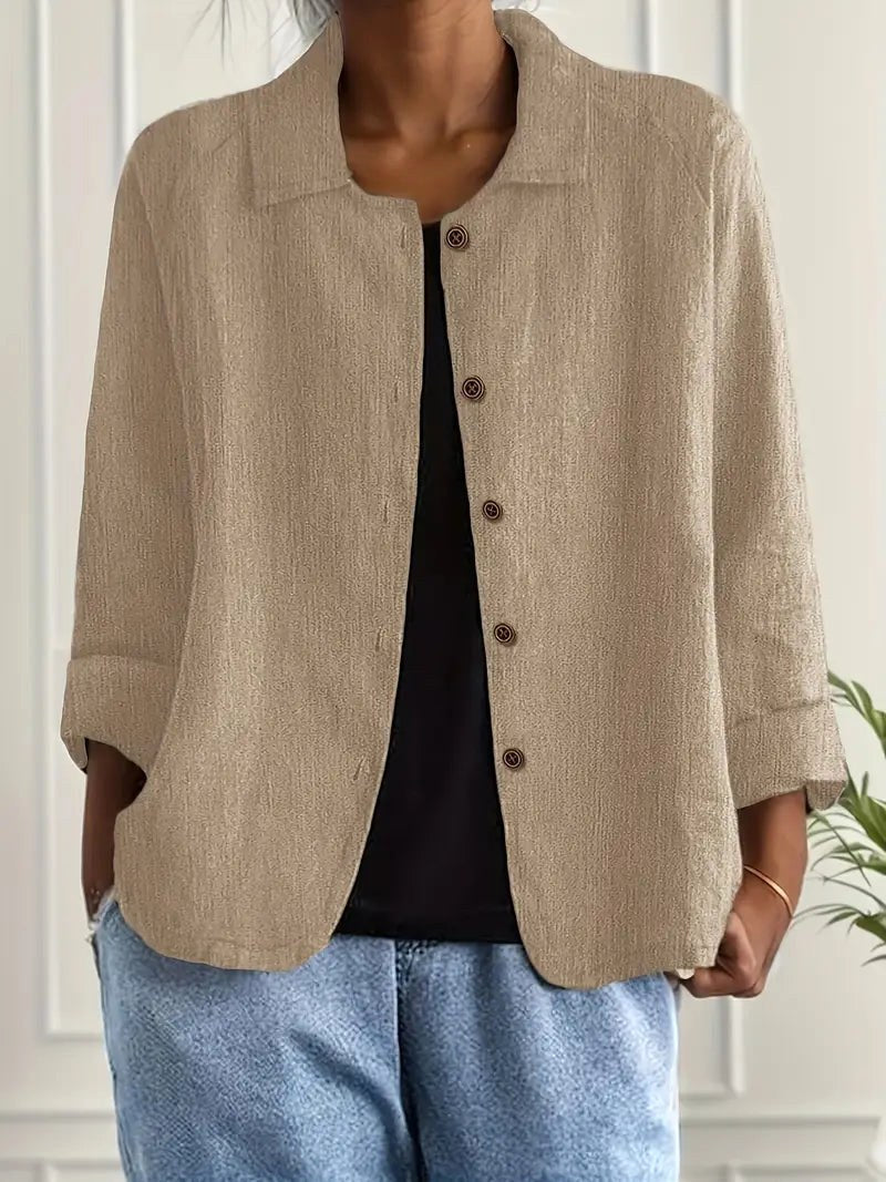 DENISE | Classic Long Sleeve Top