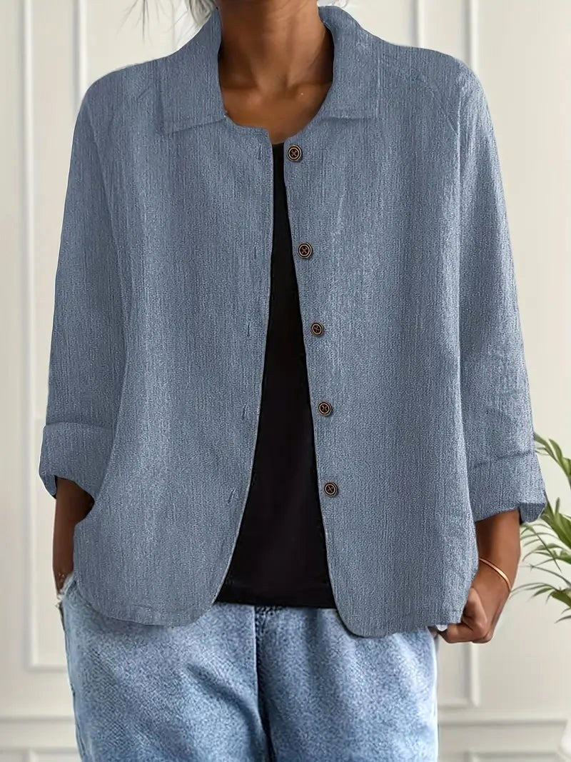 DENISE | Classic Long Sleeve Top