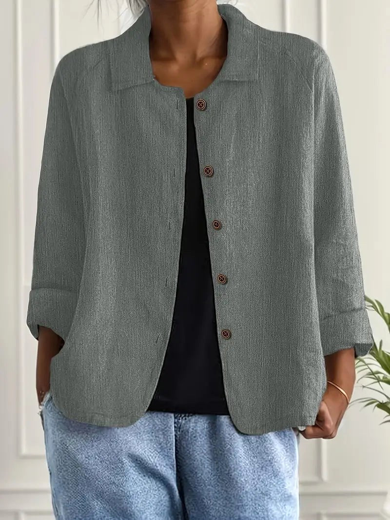 DENISE | Classic Long Sleeve Top