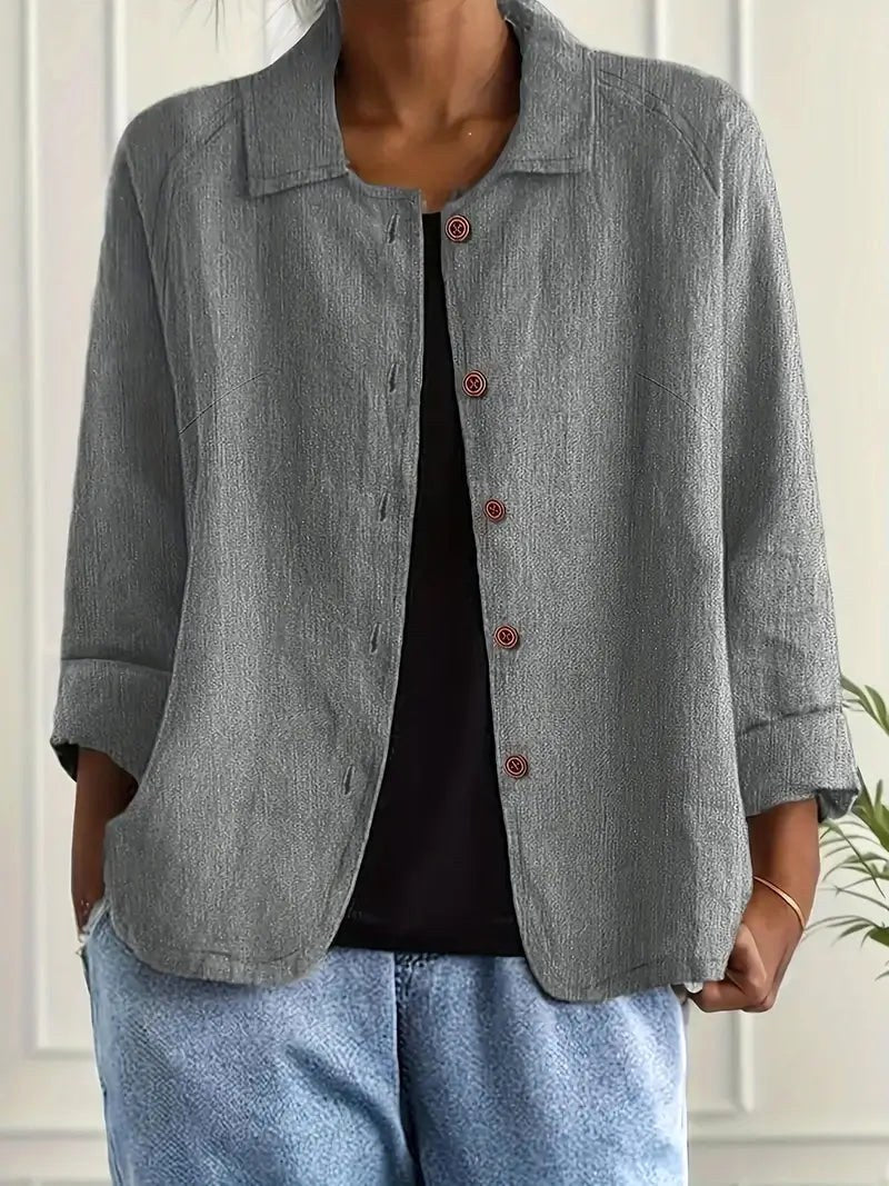 DENISE | Classic Long Sleeve Top