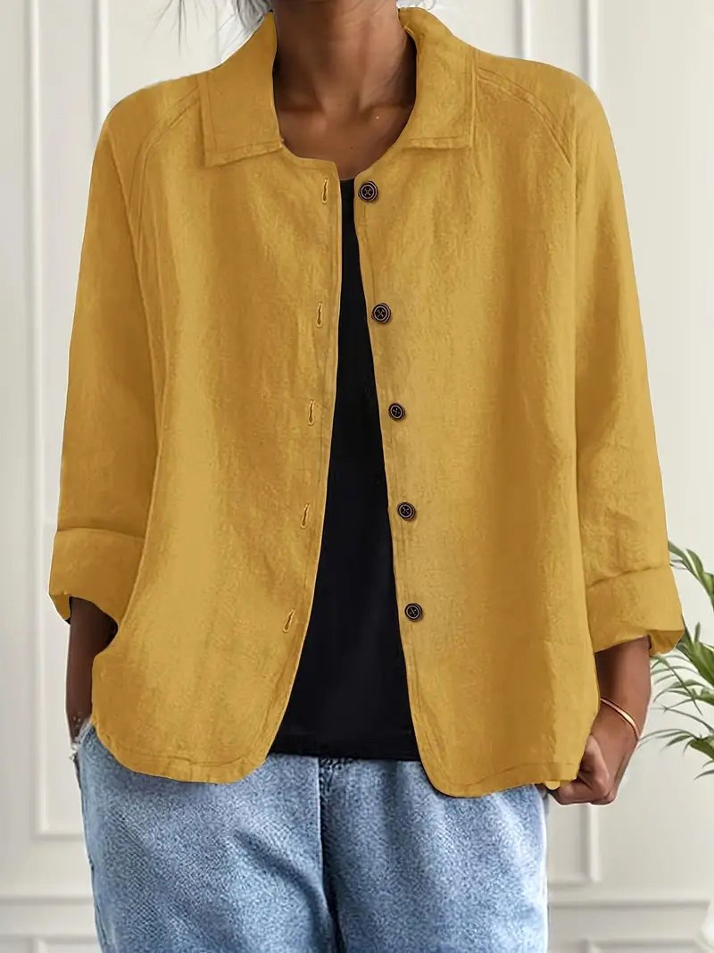 DENISE | Classic Long Sleeve Top