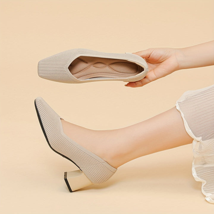 VALENTINA | Comfortable Stable Heels