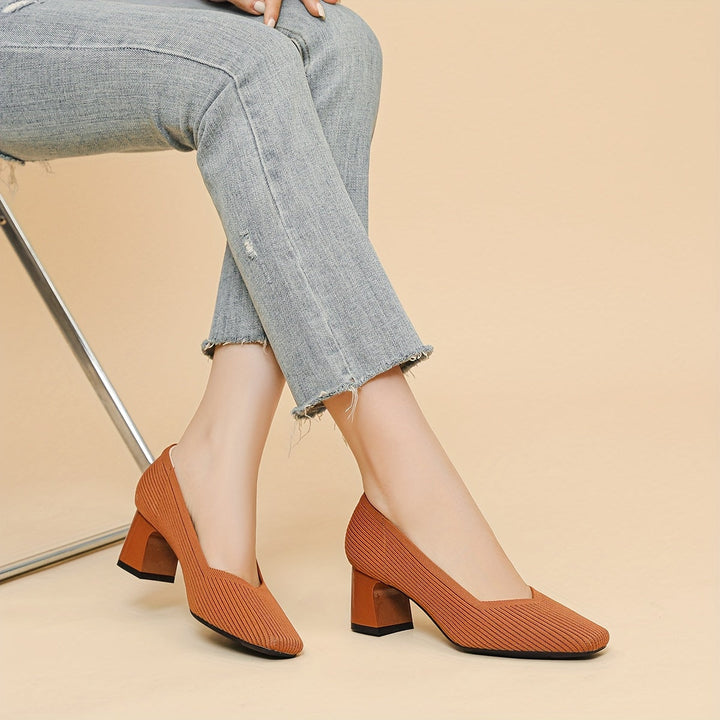 VALENTINA | Comfortable Stable Heels